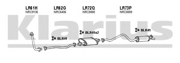 KLARIUS 090101U Exhaust System